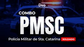 Combo PMSC - Soldado Efetivo  (Polícia Militar de Santa Catarina)  pré-edital + Bônus: Pós-edital do Cargo Temporário