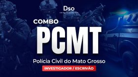 Combo PC MT – Investigador e Escrivão (Polícia Civil do Mato Grosso) – Curso Pré-Edital